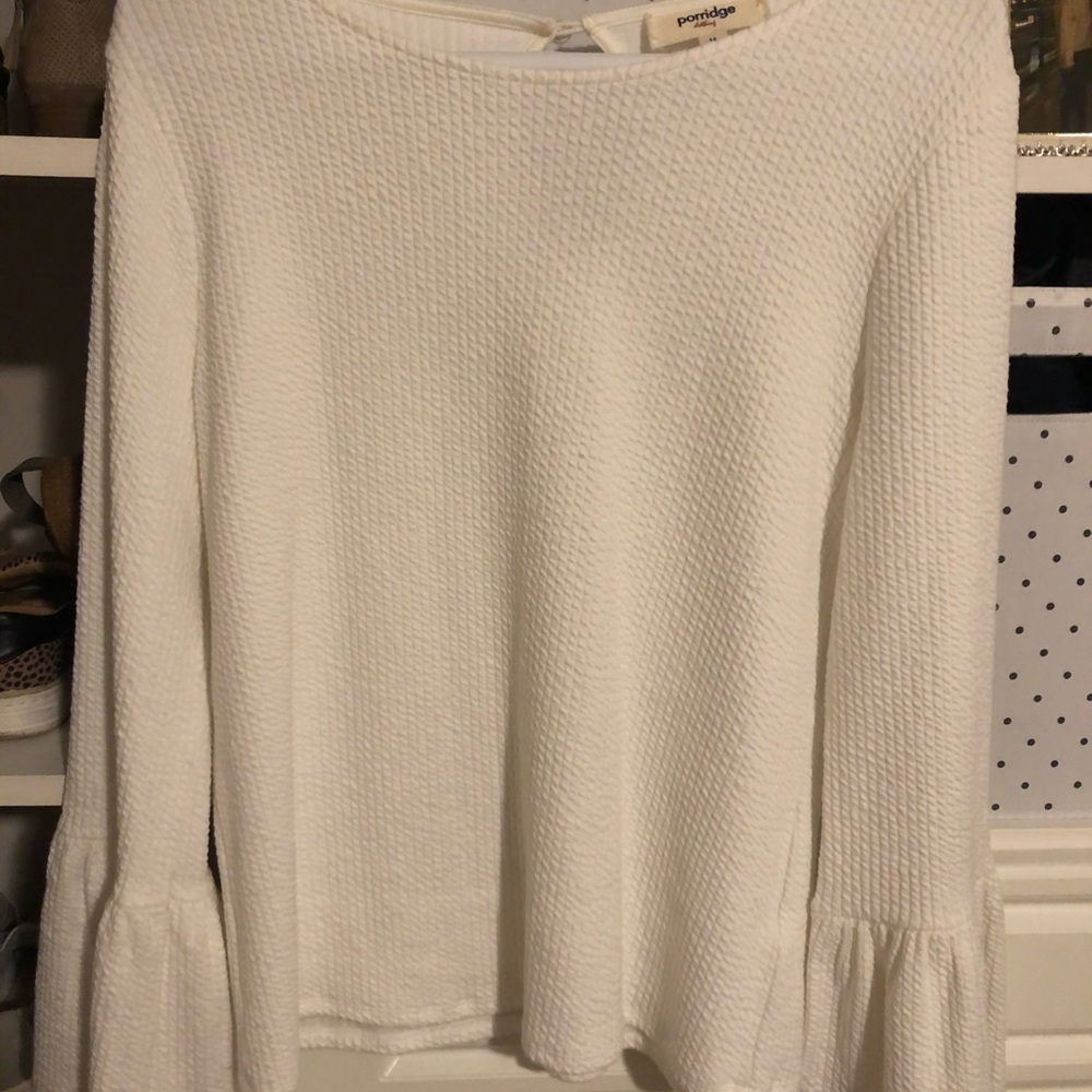 Porridge by anthropologie bell sleeve top